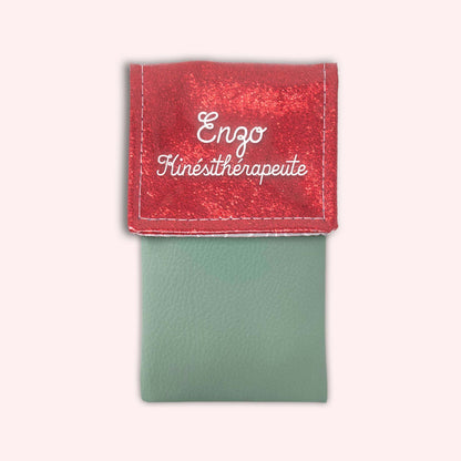 Pochette aimantée Rouge éclat