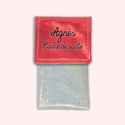 Metallic Red Magnetic Pouch