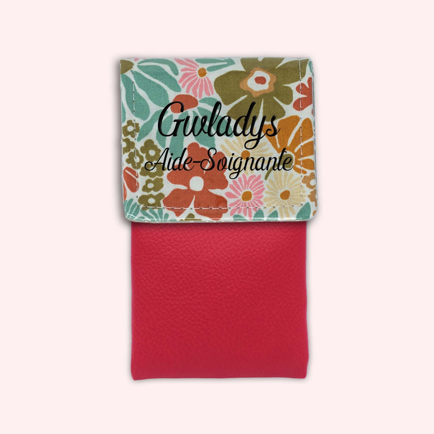 Pochette aimantée Bégonia