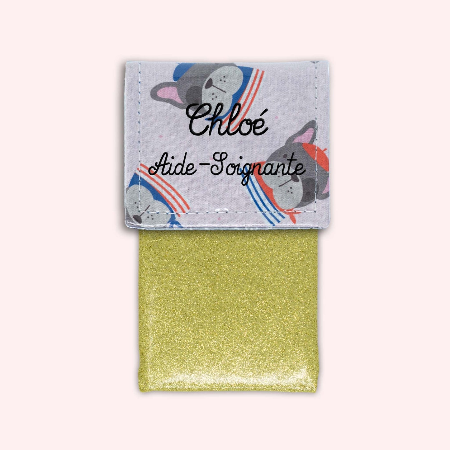 Pochette aimantée Bouledogue