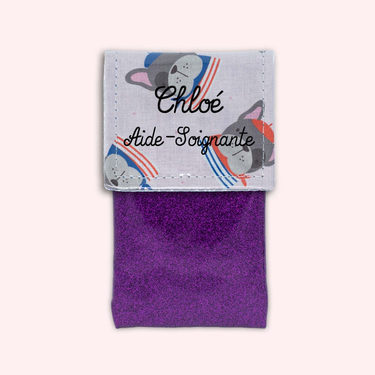 Pochette aimantée Bouledogue