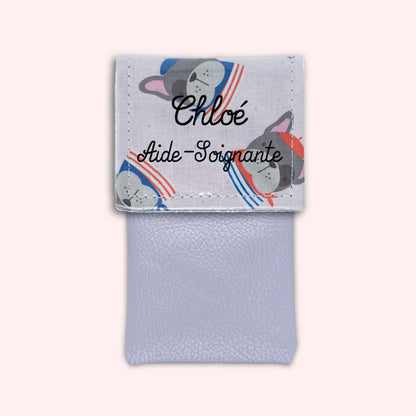 Pochette aimantée Bouledogue
