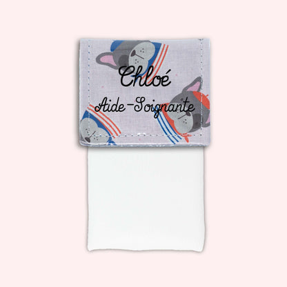 Pochette aimantée Bouledogue