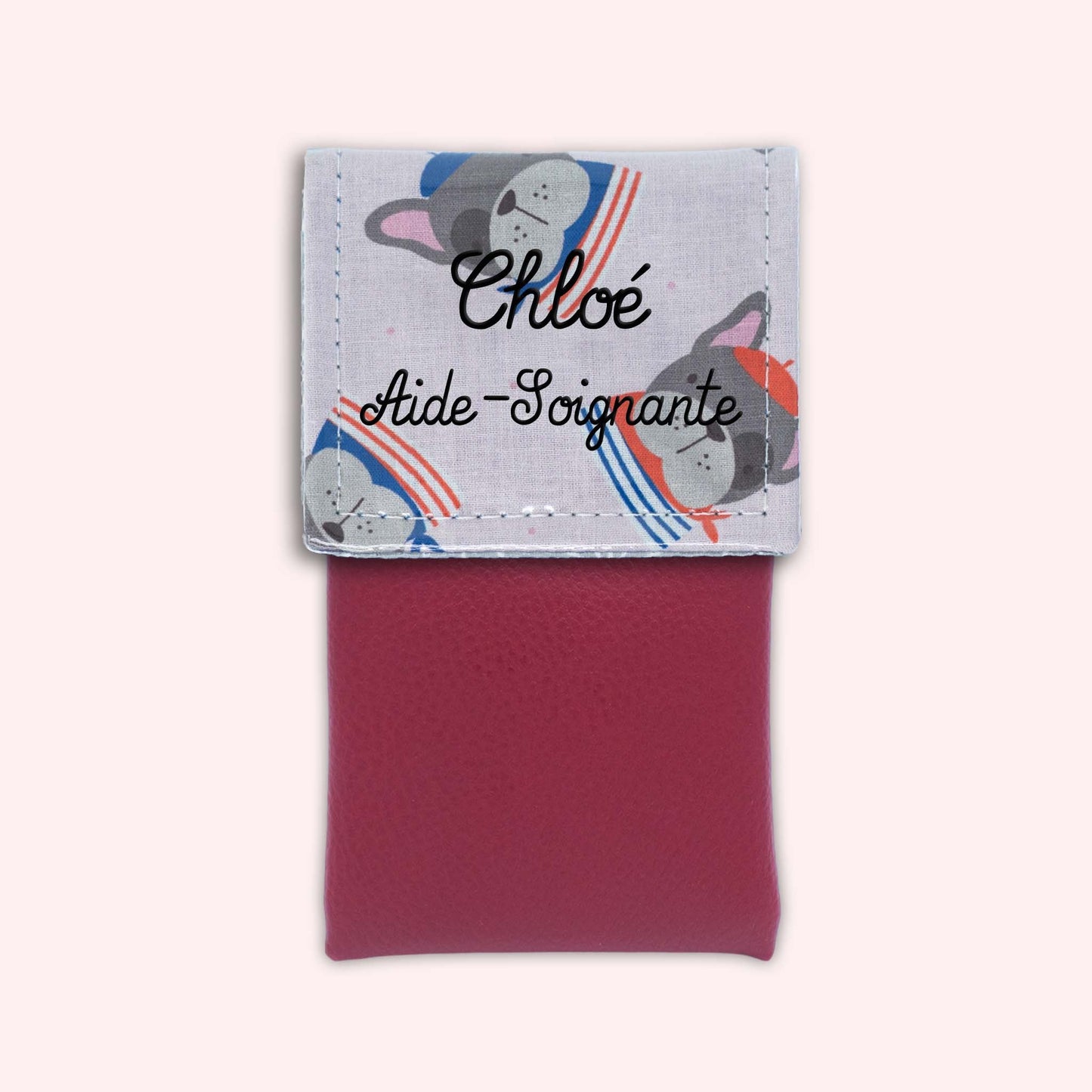 Pochette aimantée Bouledogue