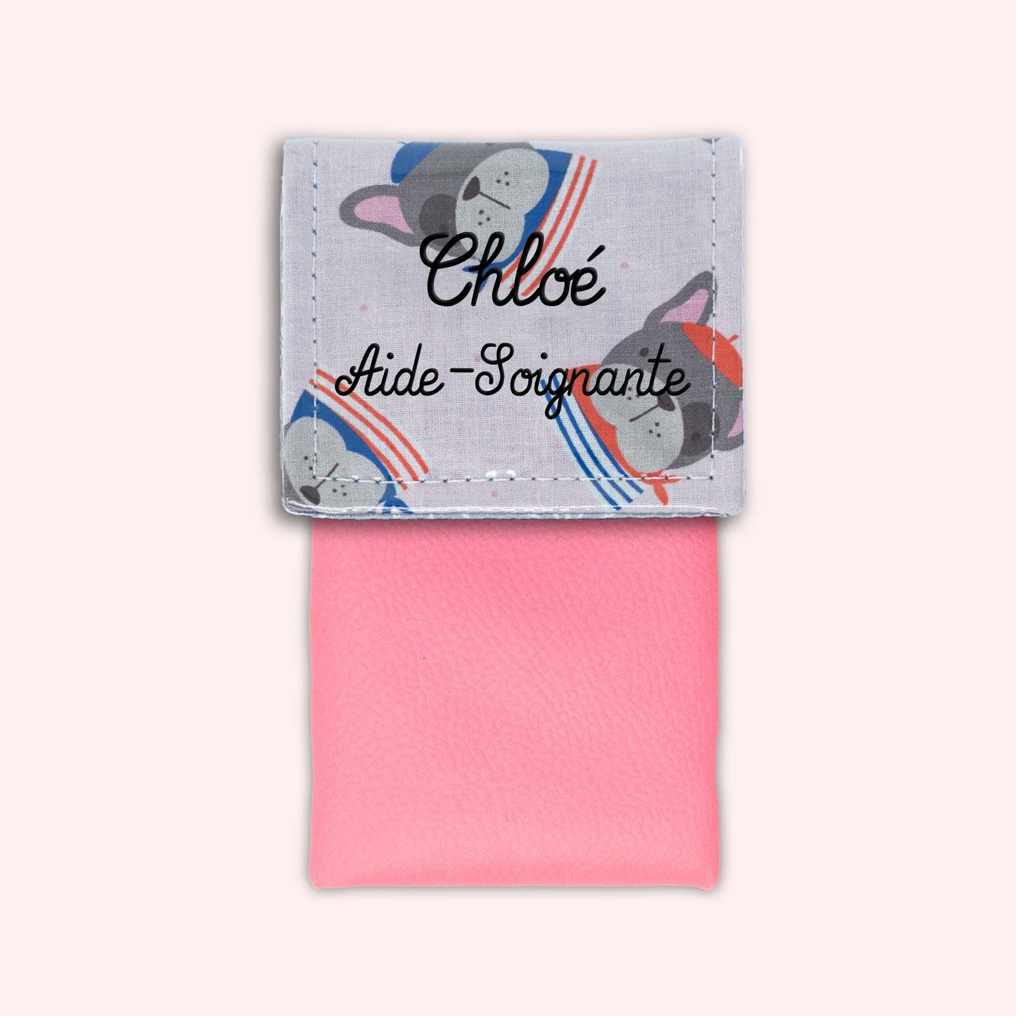 Pochette aimantée Bouledogue