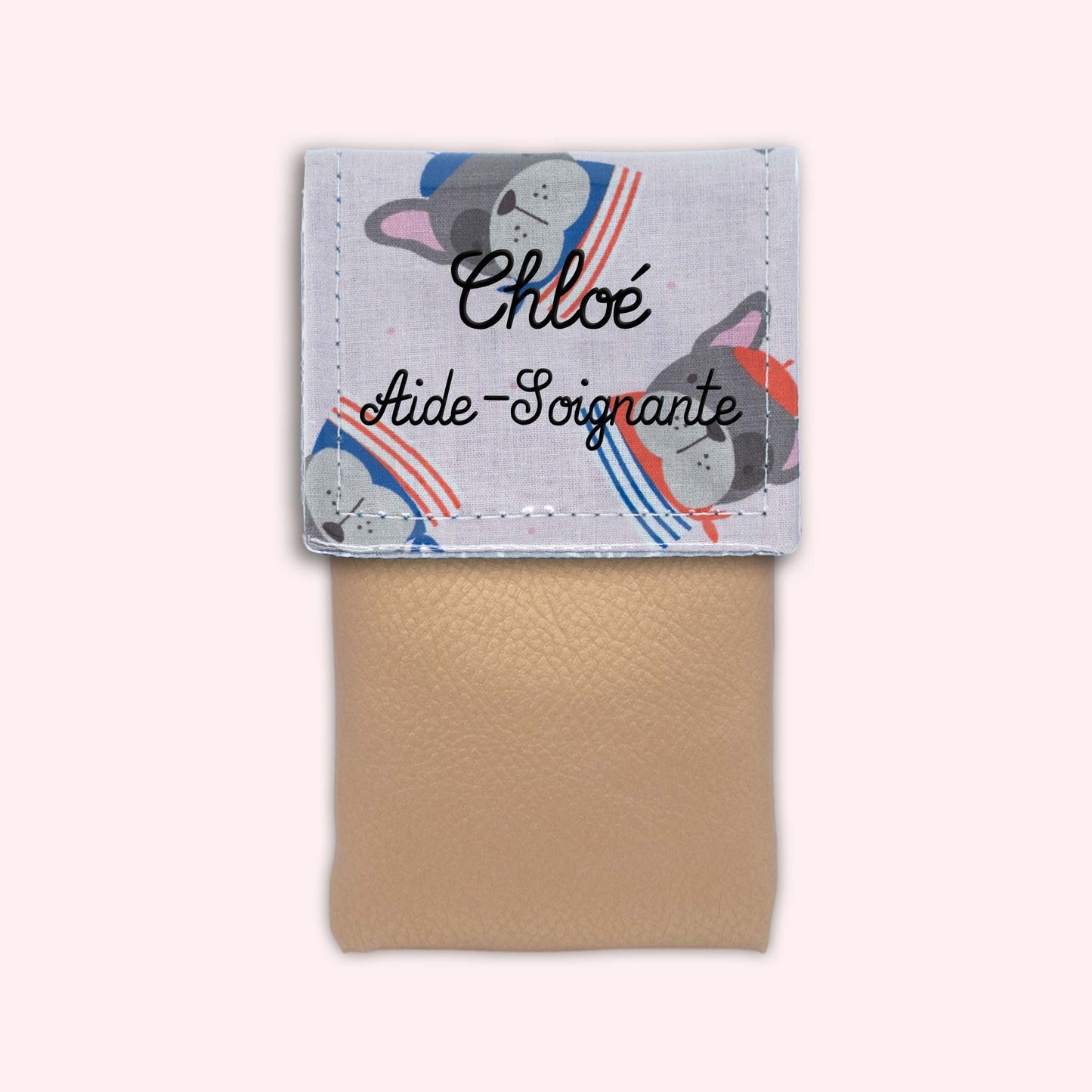 Pochette aimantée Bouledogue