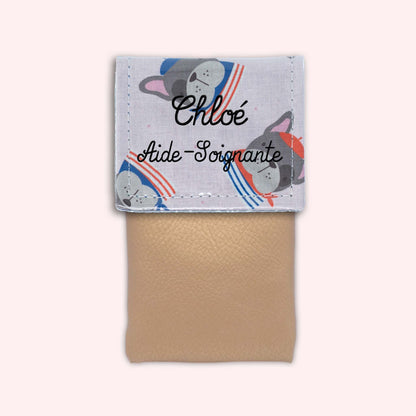 Pochette aimantée Bouledogue