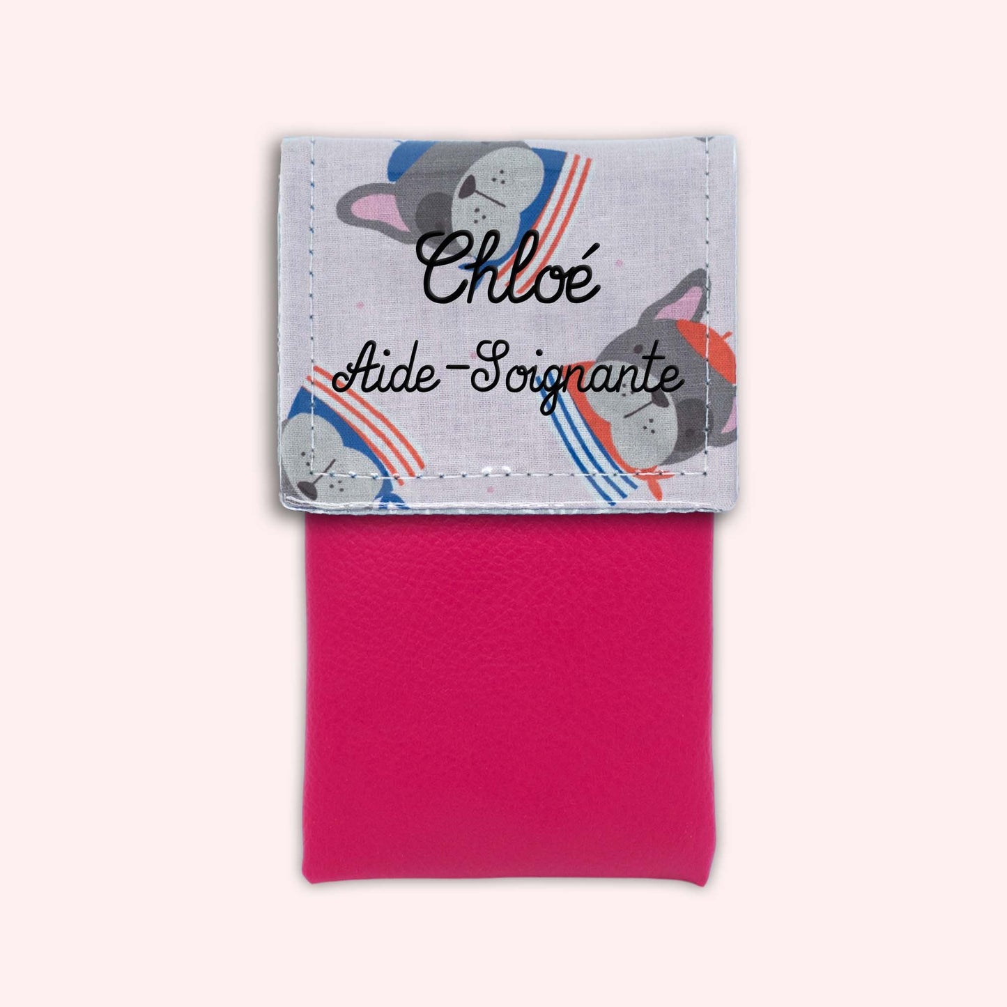 Pochette aimantée Bouledogue