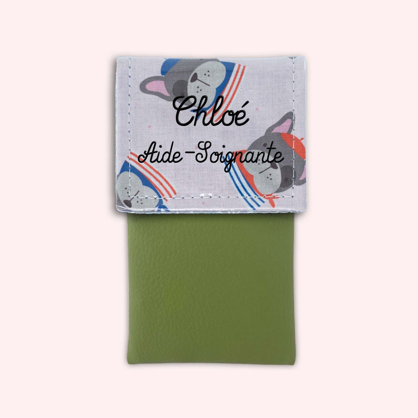 Pochette aimantée Bouledogue