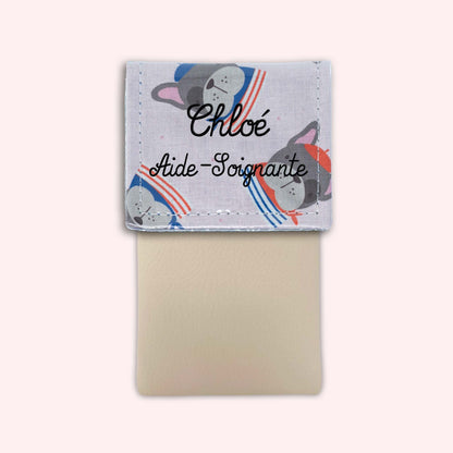 Pochette aimantée Bouledogue