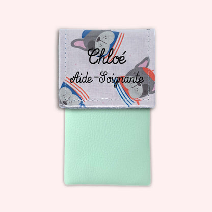 Pochette aimantée Bouledogue