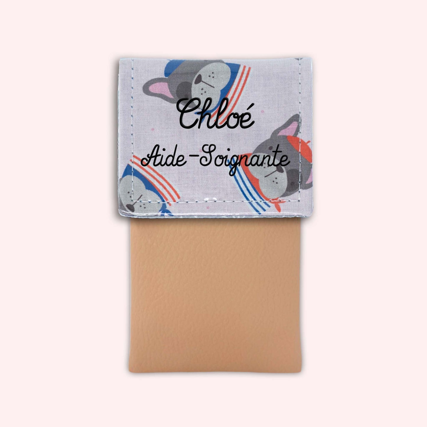 Pochette aimantée Bouledogue