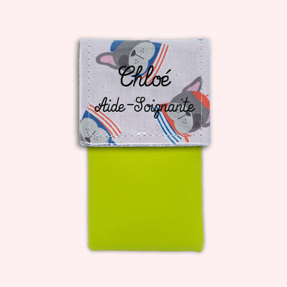 Pochette aimantée Bouledogue