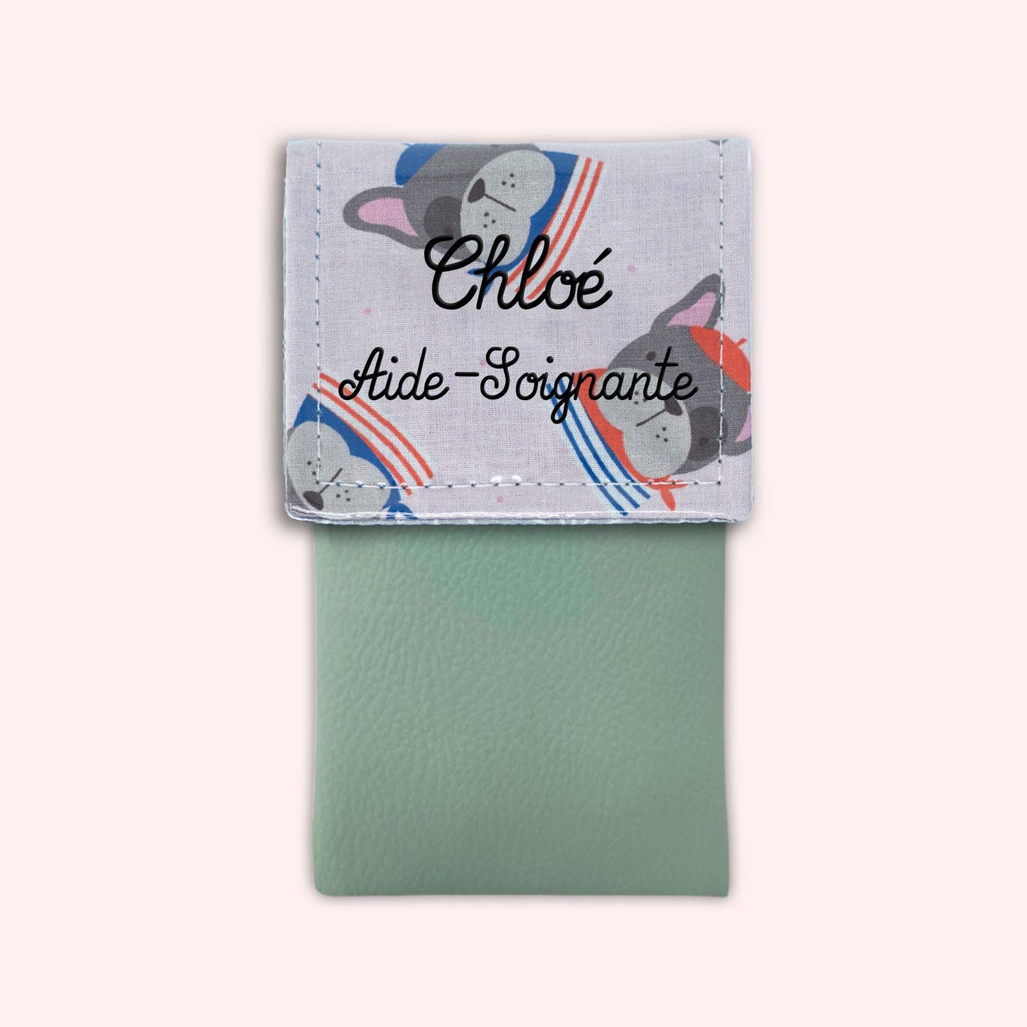 Pochette aimantée Bouledogue