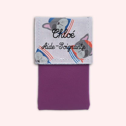 Pochette aimantée Bouledogue