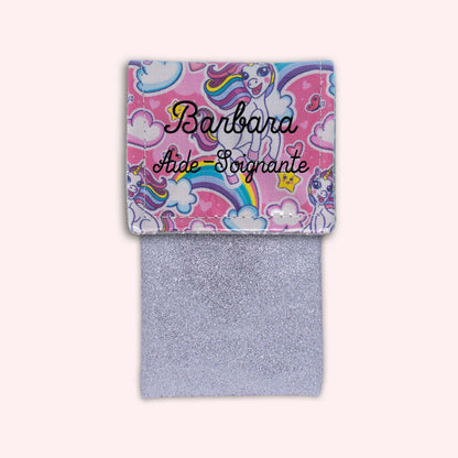 Pochette aimantée Licorne