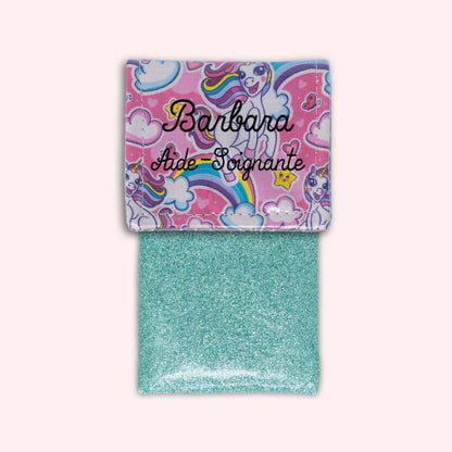 Pochette aimantée Licorne