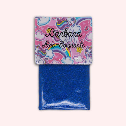 Pochette aimantée Licorne