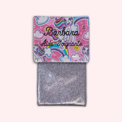 Pochette aimantée Licorne