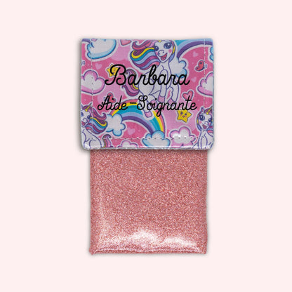 Pochette aimantée Licorne