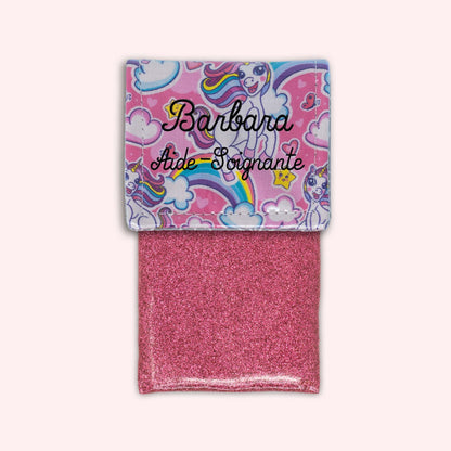 Pochette aimantée Licorne