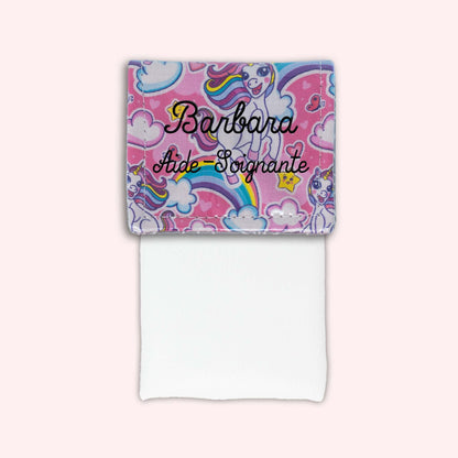 Pochette aimantée Licorne