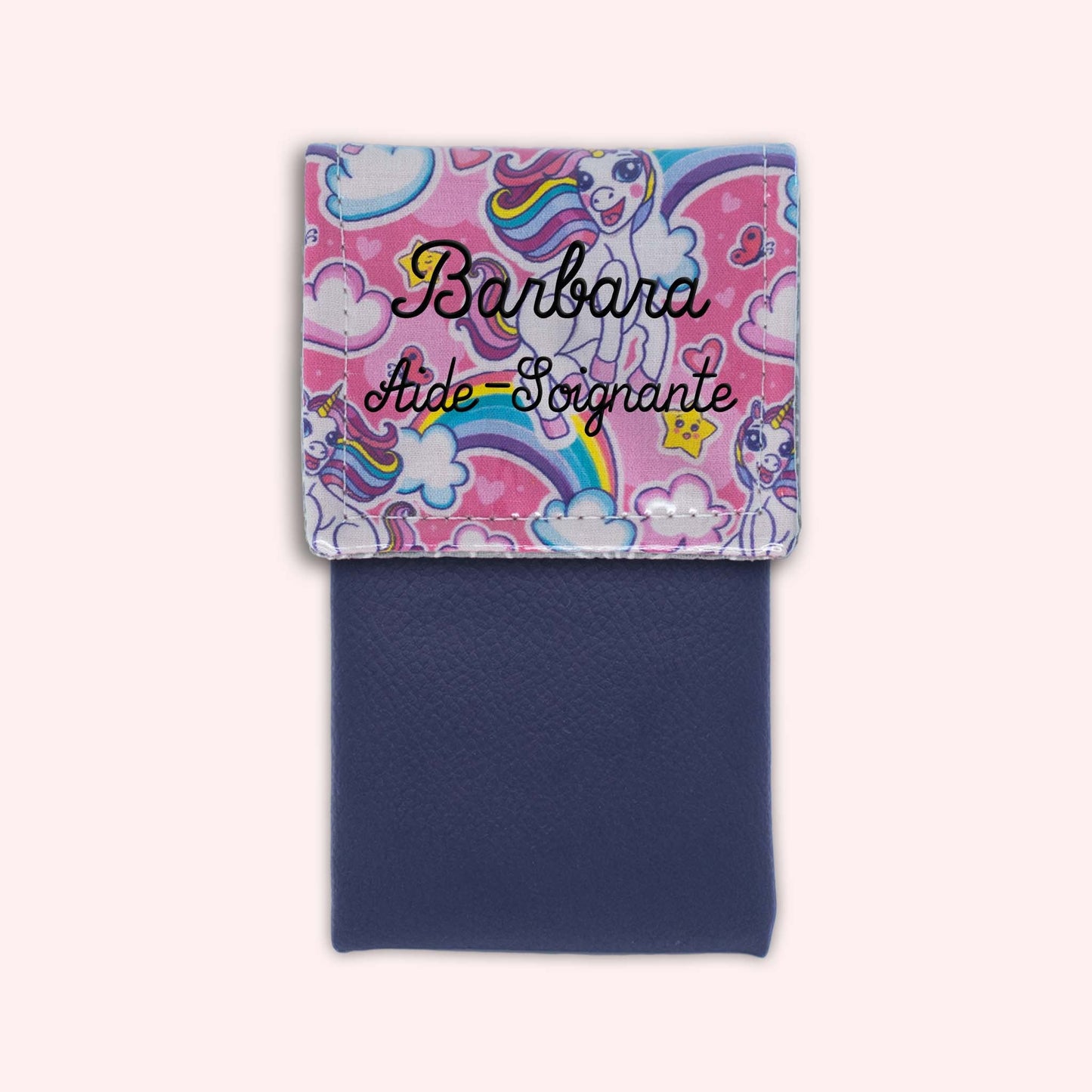 Pochette aimantée Licorne