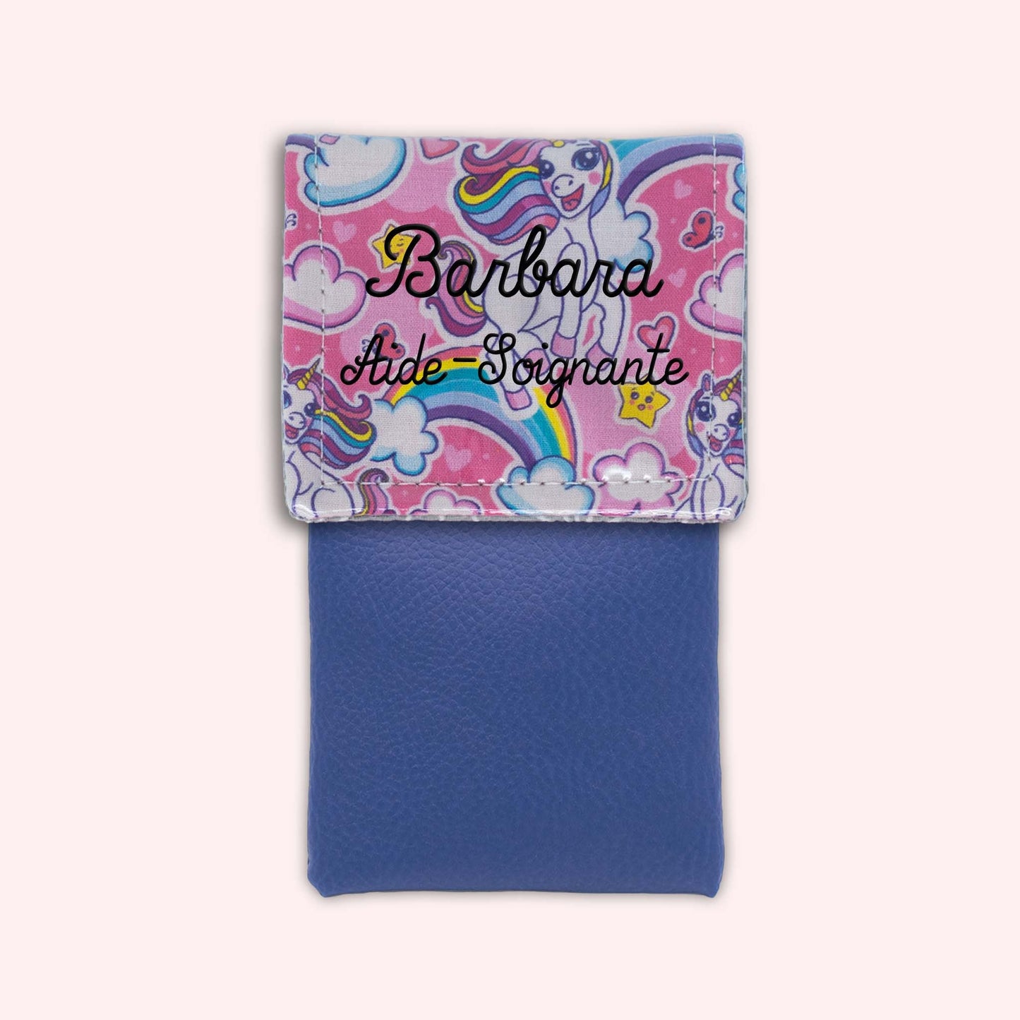 Pochette aimantée Licorne