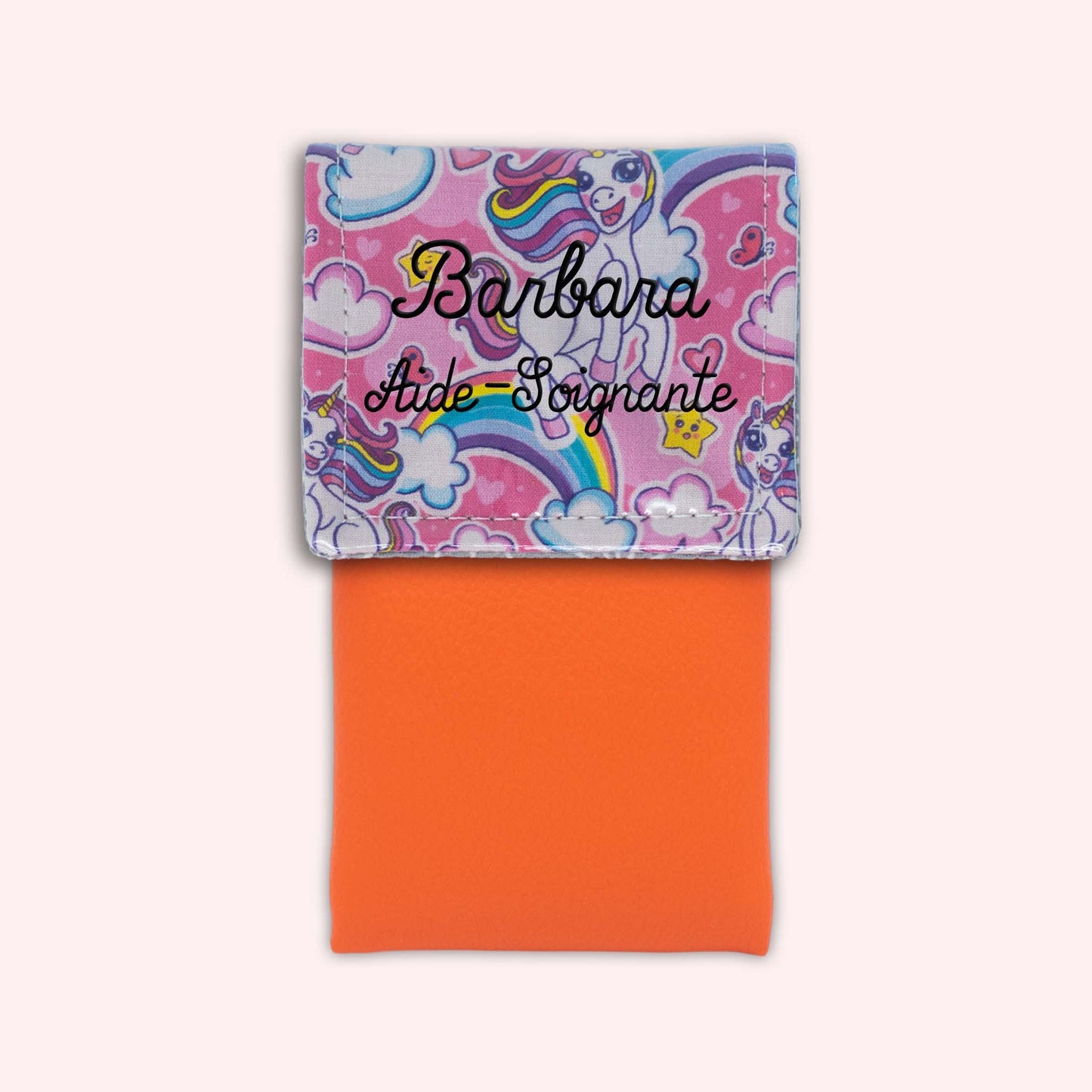 Pochette aimantée Licorne