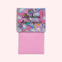 Pochette aimantée Licorne
