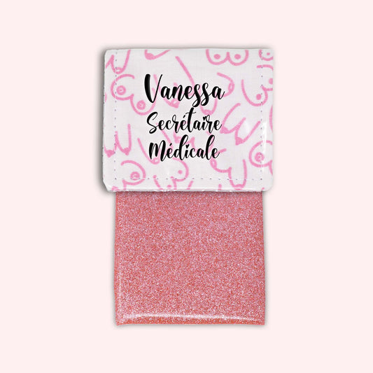 Pochette aimantée Pink Boobs