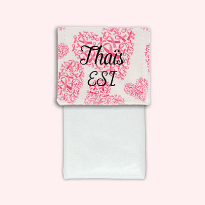 Pochette aimantée Rubans coeurs