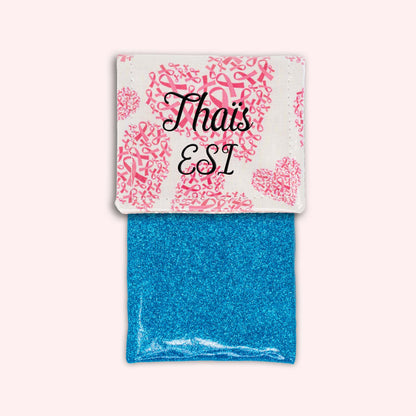 Pochette aimantée Rubans coeurs