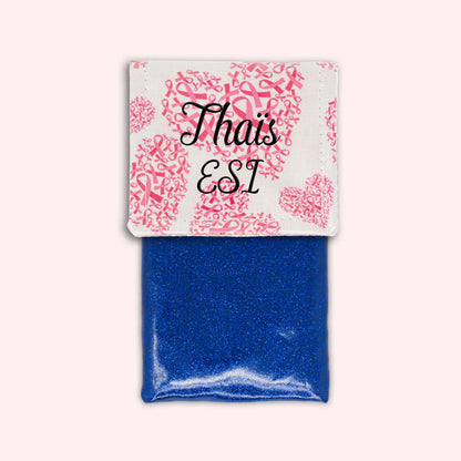Pochette aimantée Rubans coeurs