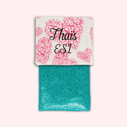 Pochette aimantée Rubans coeurs