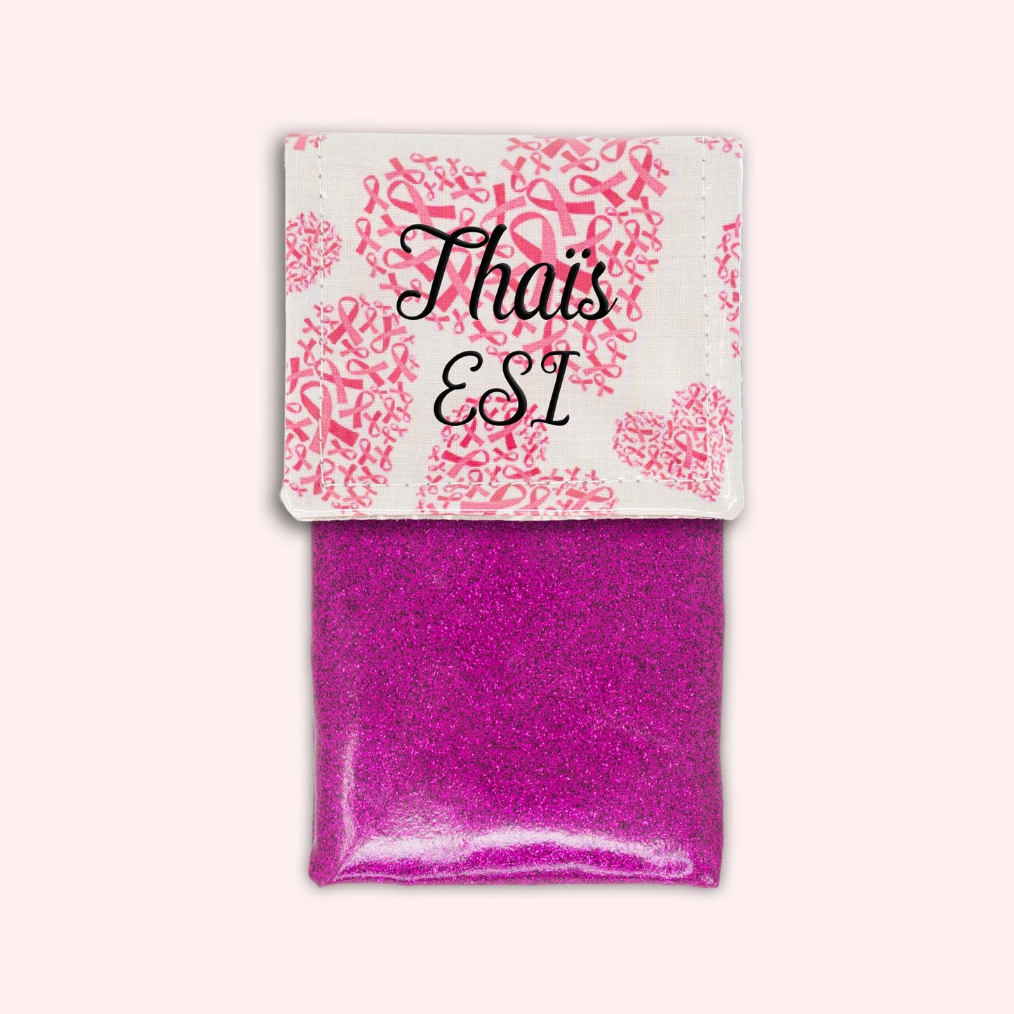 Pochette aimantée Rubans coeurs