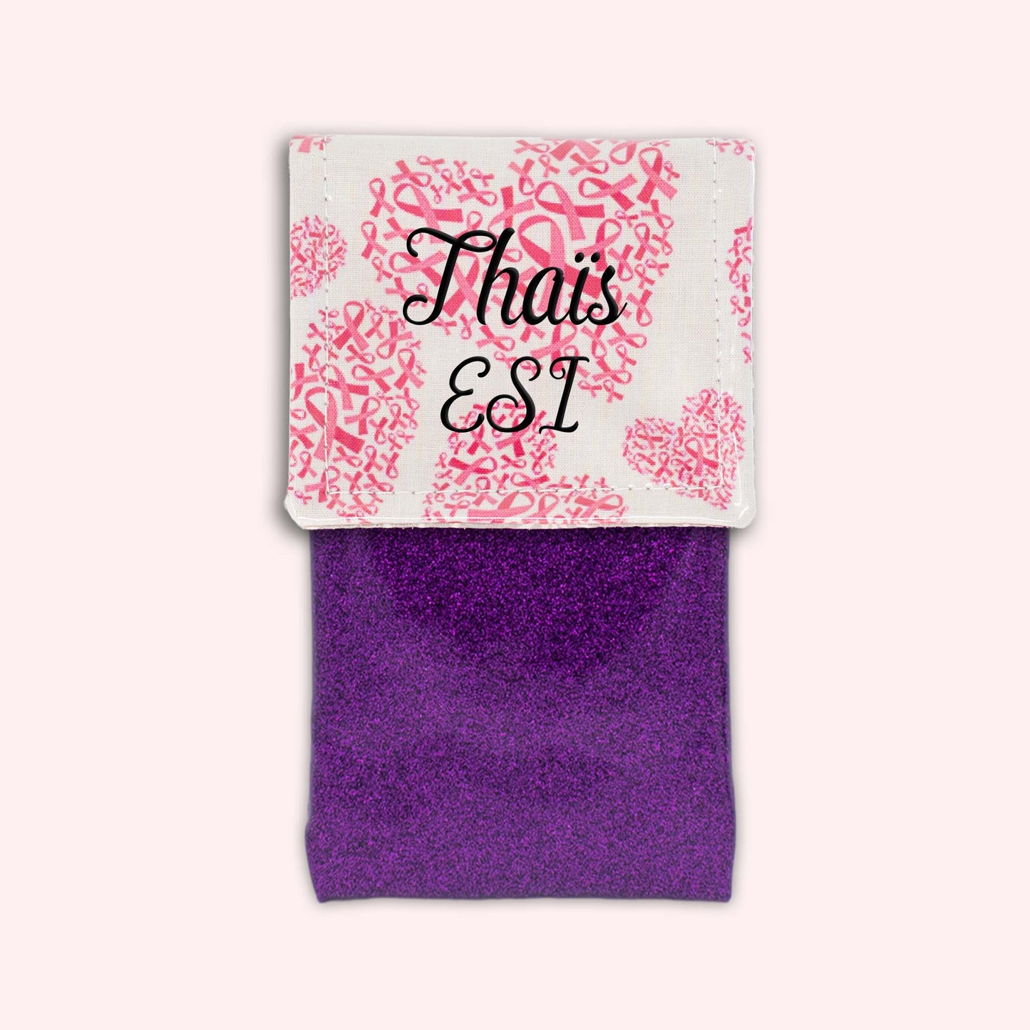 Pochette aimantée Rubans coeurs