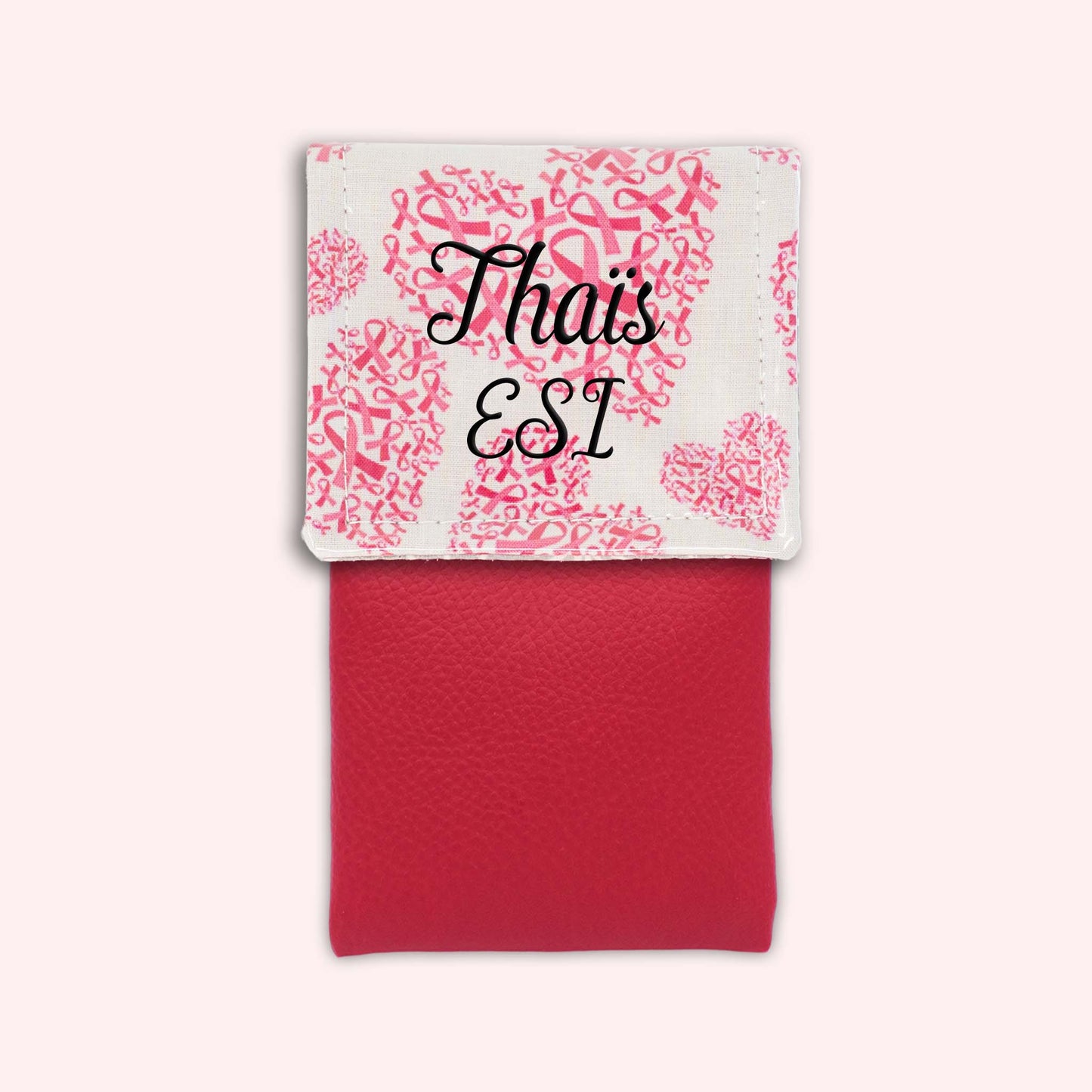 Pochette aimantée Rubans coeurs