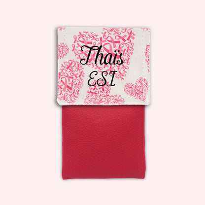 Pochette aimantée Rubans coeurs