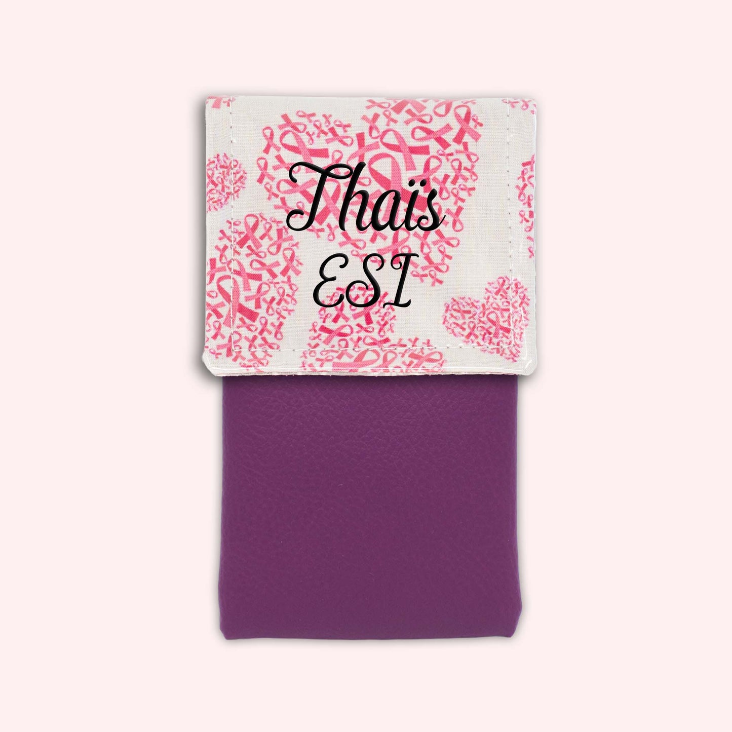Pochette aimantée Rubans coeurs