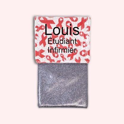 Pochette aimantée Rubans Rouges