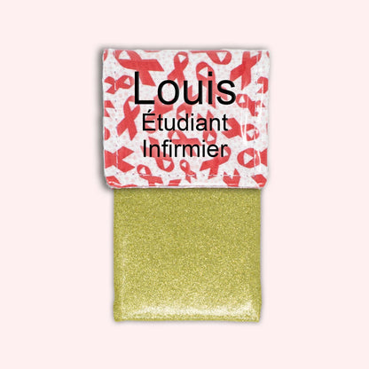Pochette aimantée Rubans Rouges