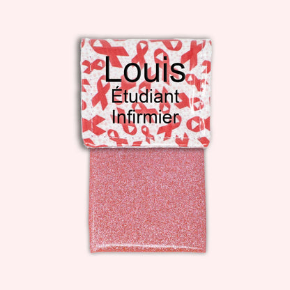 Pochette aimantée Rubans Rouges