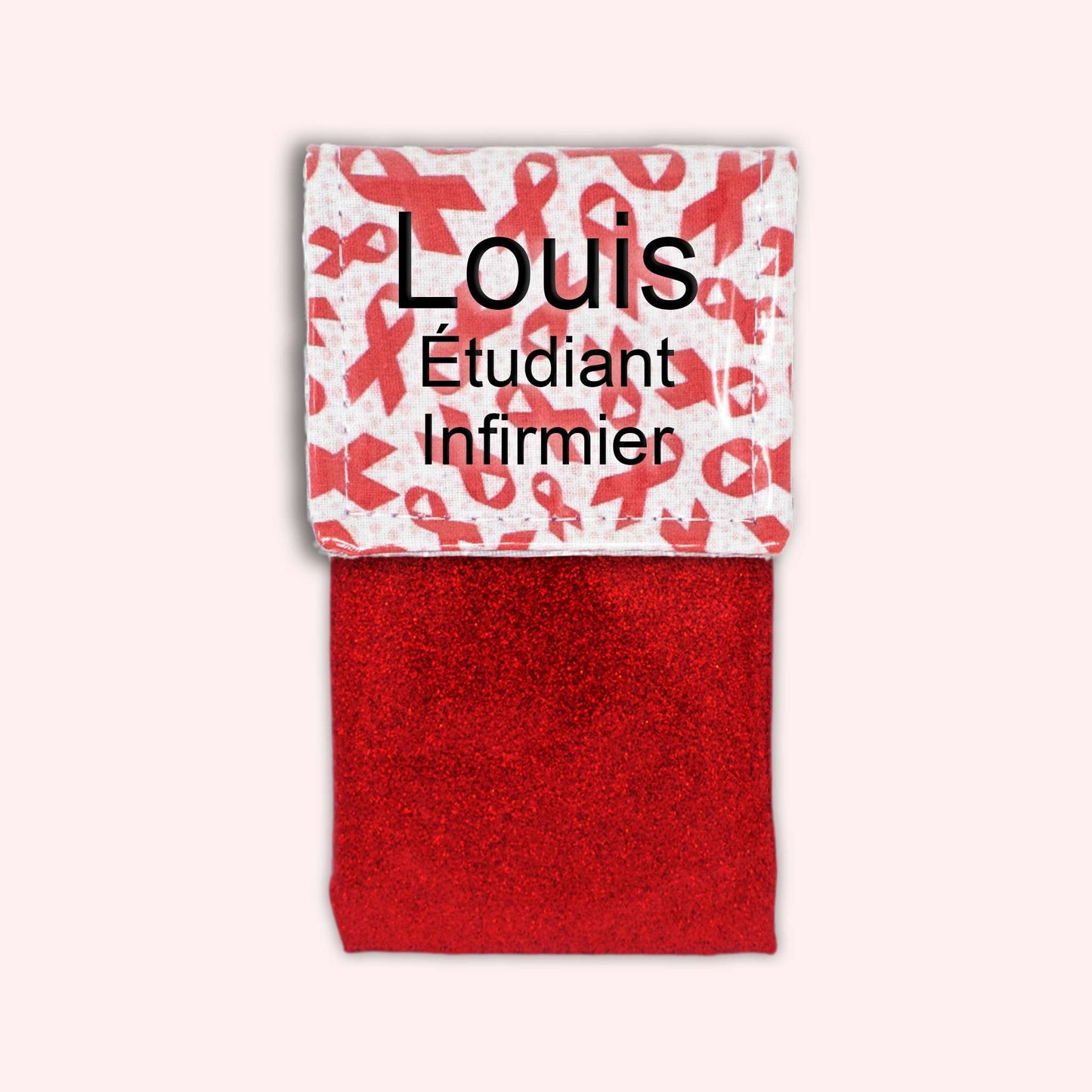 Pochette aimantée Rubans Rouges