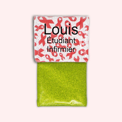 Pochette aimantée Rubans Rouges