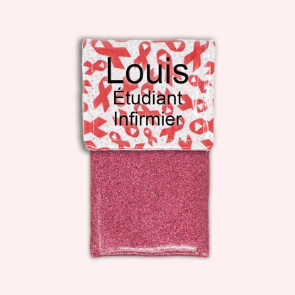 Pochette aimantée Rubans Rouges