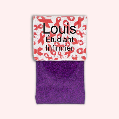 Pochette aimantée Rubans Rouges