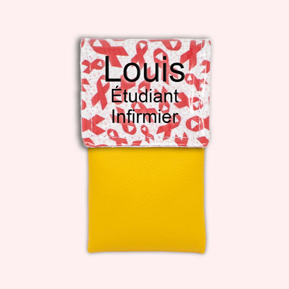 Pochette aimantée Rubans Rouges