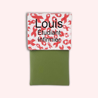 Pochette aimantée Rubans Rouges