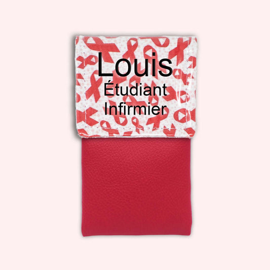 Red Ribbons Magnetic Pouch